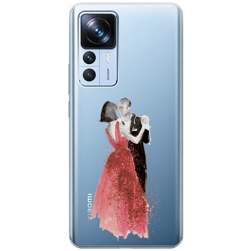 Силиконовый чехол с принтом Dancing Couple для Xiaomi 12T / 12T Pro / Сяоми 12Т / 12Т Про силиконовый чехол на xiaomi 12t 12t pro сяоми 12т 12т про с 3d принтом wine прозрачный