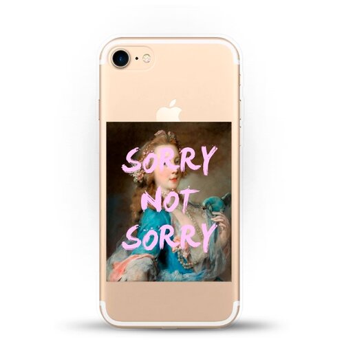 фото Силиконовый чехол sorry на apple iphone se (2020) andy & paul
