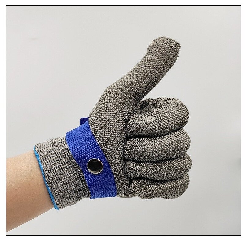 Кольчужная перчатка, нержавеющая сталь размер XL - фотография № 5
