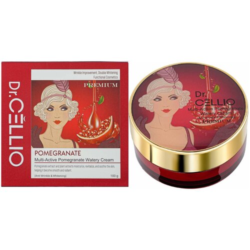 DR. CELLIO PREMIUM POMEGRANATE CREAM мультиактивный легкий С экстрактом граната, 100мл