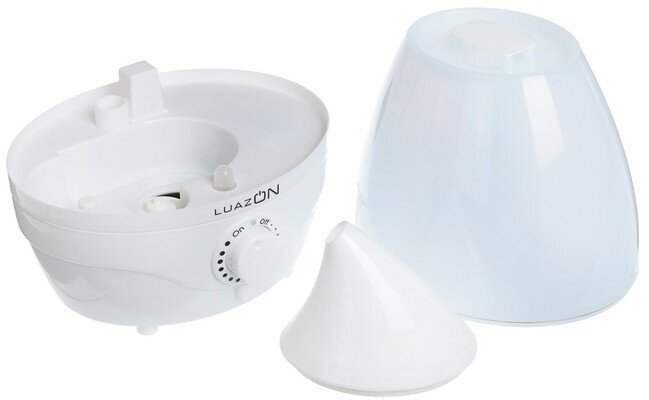 Luazon Home Увлажнитель воздуха Luazon LHU-04, ультразвуковой, 18 Вт, 2 л, 35 м2, белый - фотография № 3