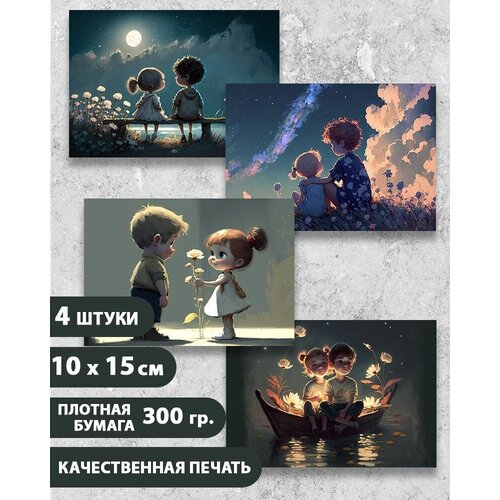 Набор открыток Валентинка 