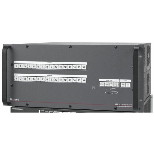 Модульный цифровой матричный коммутатор размерностью 4х4 Extron XTP CROSSPOINT 1600 FRAME RPS