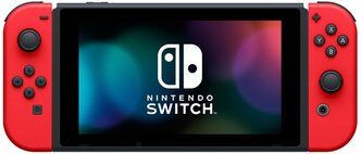 Игровая приставка Nintendo Switch 32 ГБ, чехол для переноски, Mario Edition