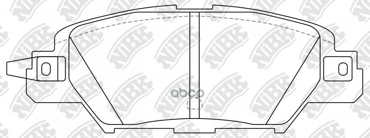 Колодки Тормозные Дисковые NiBK арт. PN5818