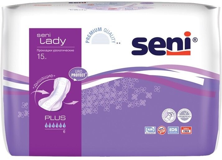 Урологические прокладки Seni Lady Plus