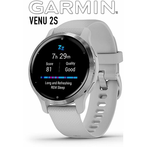 Часы Garmin VENU 2S, GPS, Wi-Fi, оригинал, RUS, белый