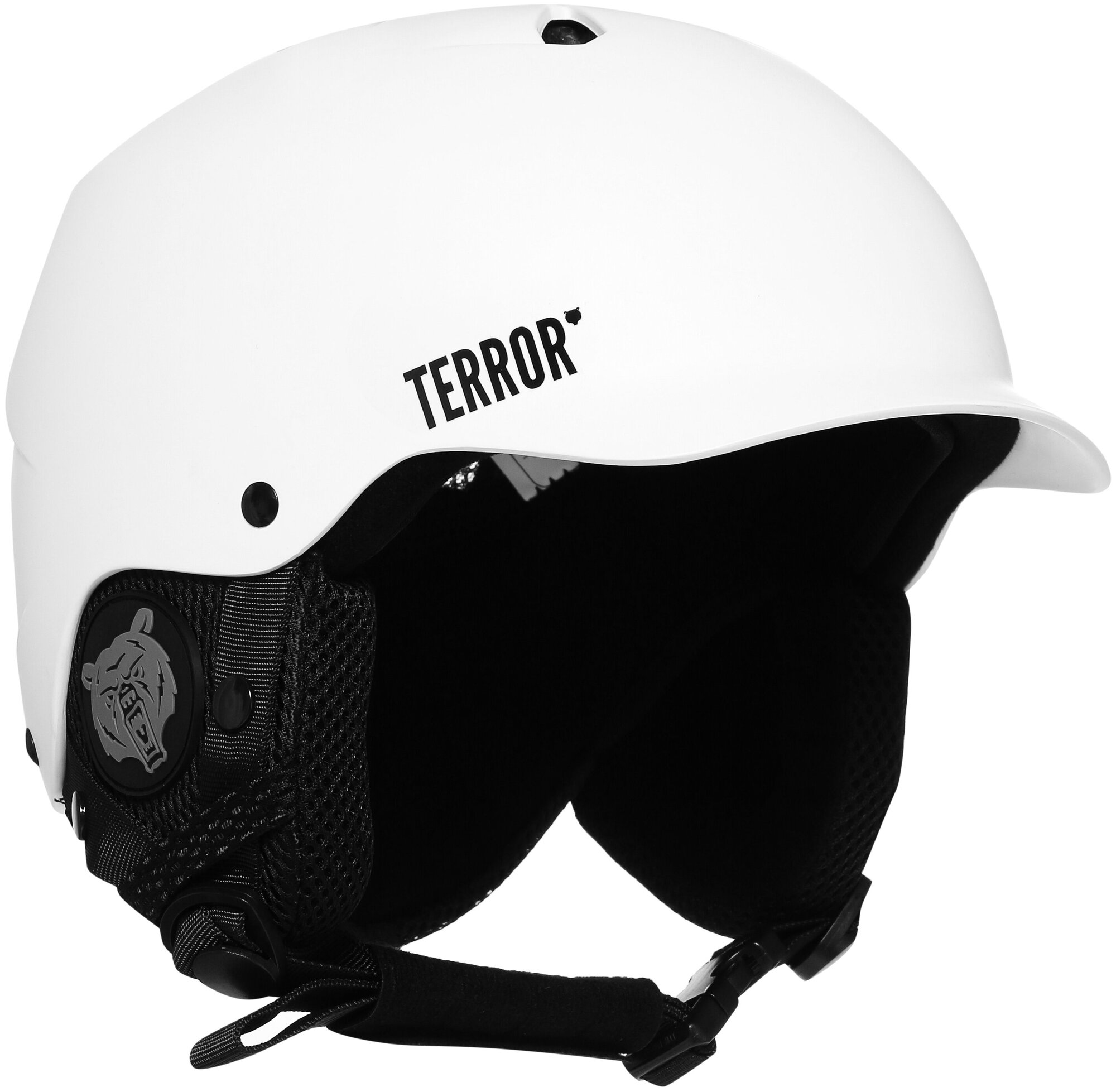 Шлем для сноуборода, горных лыж Terror snow - freedom helmet white, размер L (59-62 см)