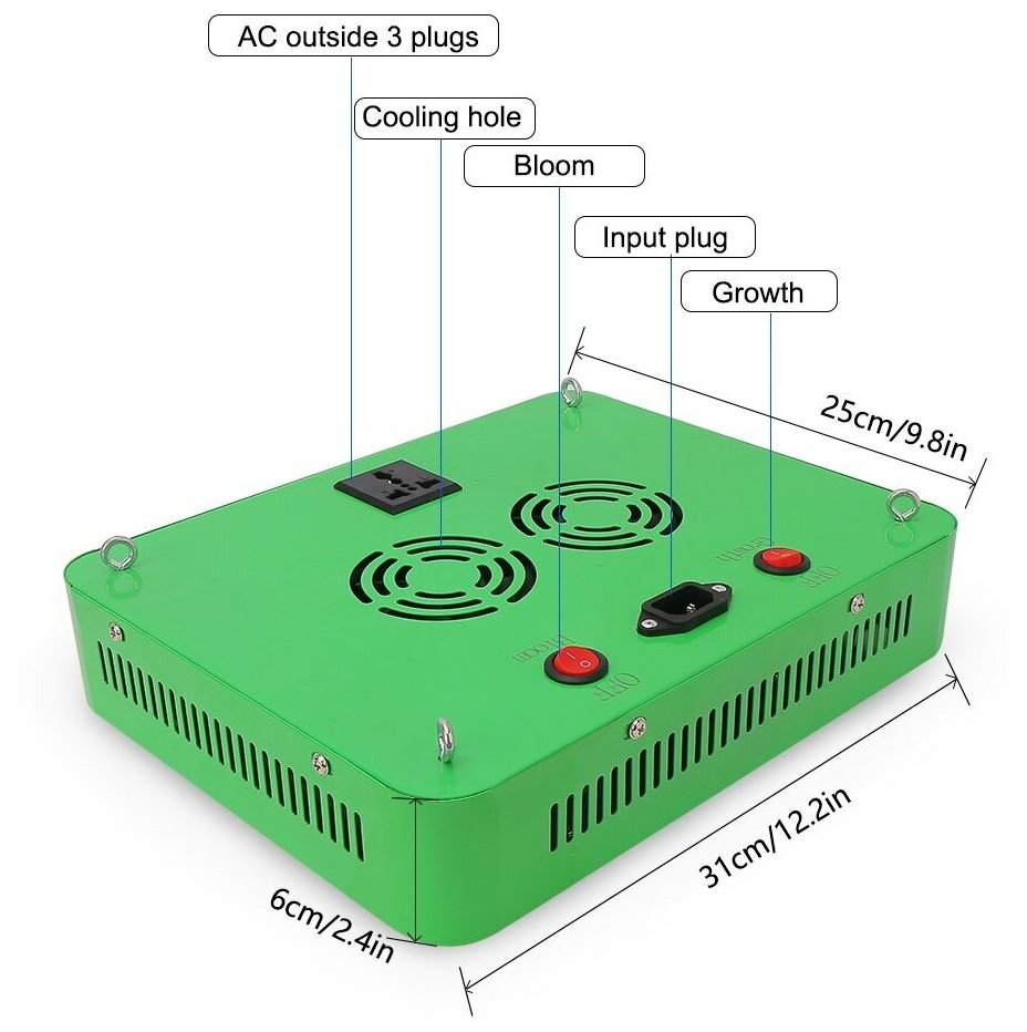 Фитосветильник 300вт три режима работы - фотография № 9