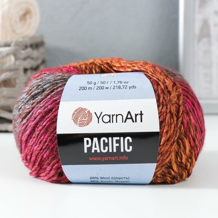 YarnArt Пряжа "Pacific" 80 акрил, 20% шерсть 200м/50г (301)