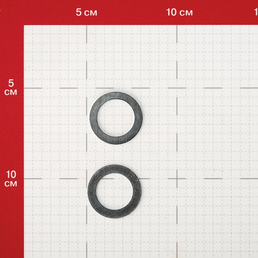 Кольцо переходное ПРАКТИКА 30 / 20 мм для дисков, 2 шт, толщина 1,5 и 1,2 мм (776-768)