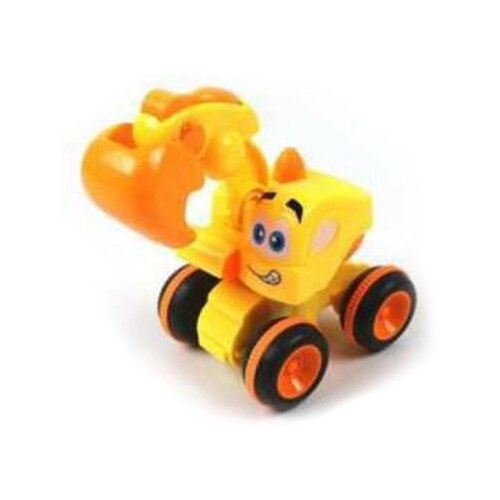 экскаватор volvo dickie toys 26см dg150321 игрушечный экскаватор на колесах с ковшом Экскаватор Junfa toys 0531-1, 15 см, мультиколор
