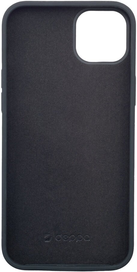 Чехол Liquid Silicone Pro для Apple iPhone 14 Plus (2022), черный, Deppa 88346