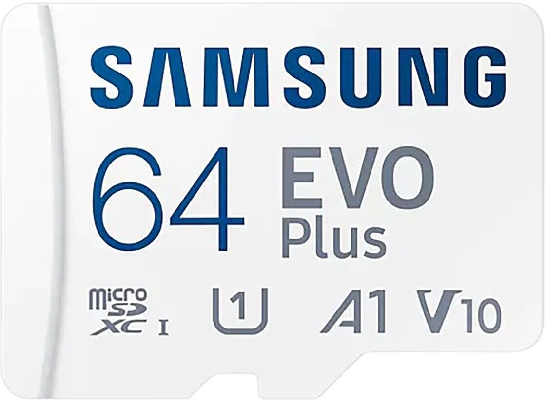 Карта памяти Samsung microSDXC EVO Plus Class10 UHS-I U1 (130MB/s) 64GB + ADP (EU)