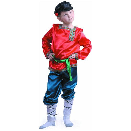 костюм леший русский народный детский батик Русский национальный народный костюм Ванюшки Батик 7009