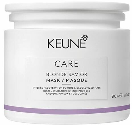 Маска для волос Keune Color Brillianz CARE Blonde Savior Mask, Маска Безупречный Блонд, 200 мл