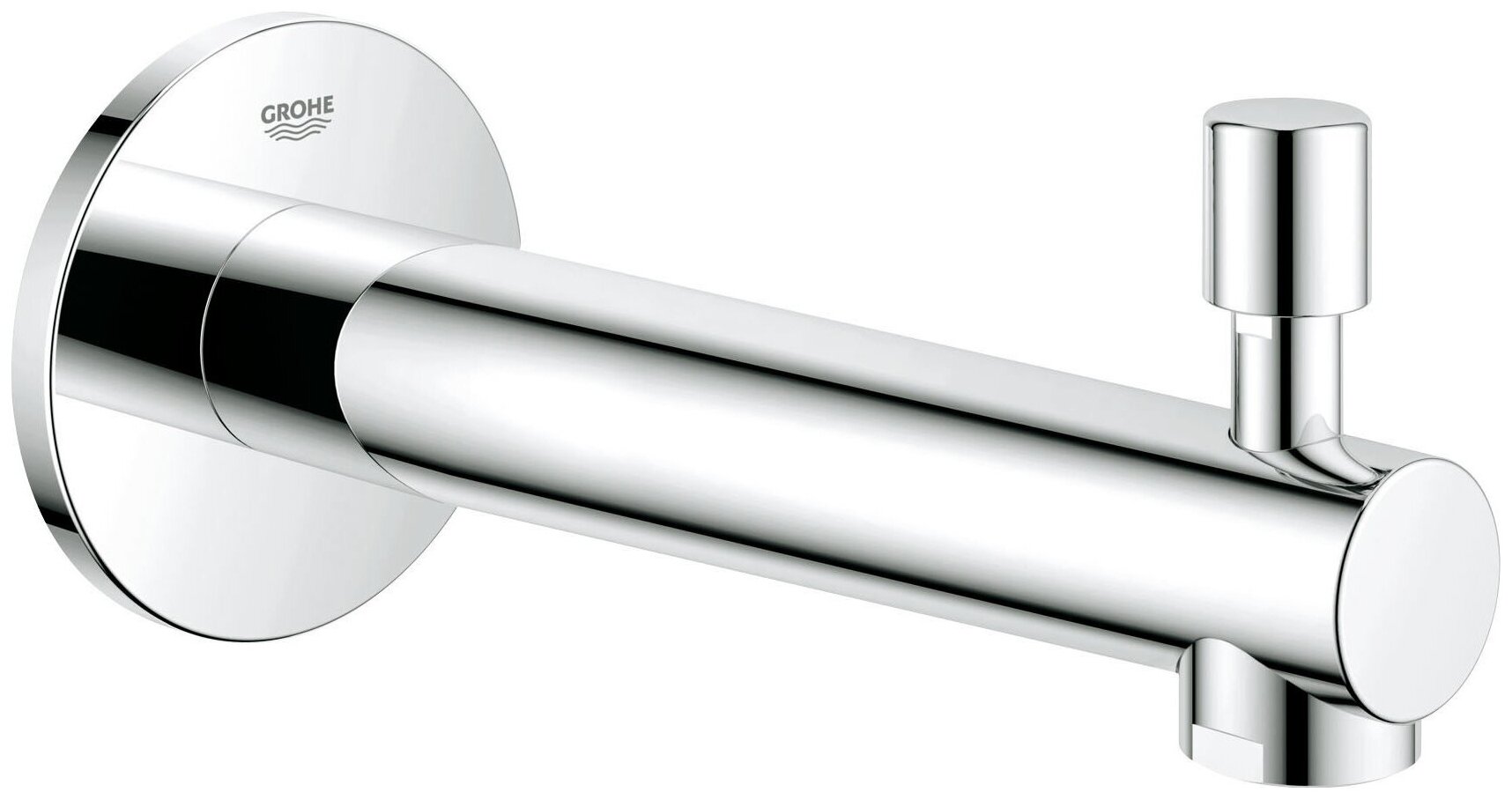 Grohe Излив для ванны Grohe Concetto 13281001, настенный с переключателем ванна/душ