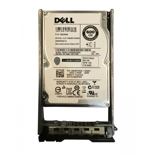 Жесткий диск Dell 08WP8W 600Gb SAS 25 HDD 2864000₽