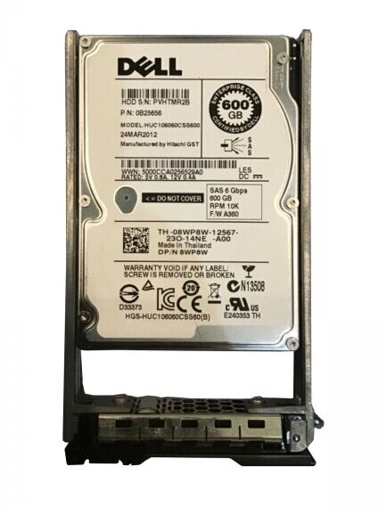 Жесткий диск Dell 08WP8W 600Gb SAS 2,5" HDD