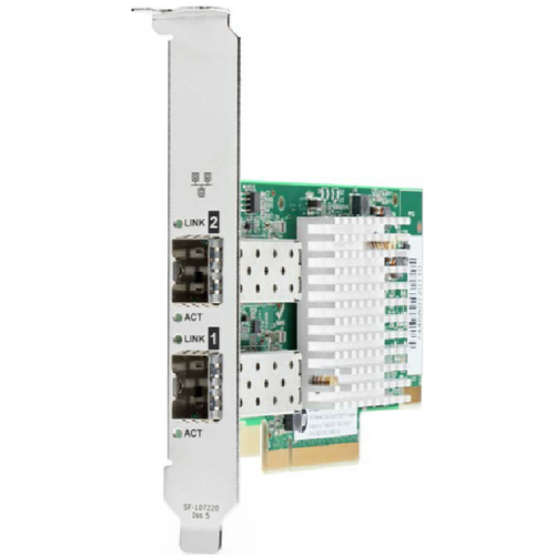 Адаптер HPE Ethernet 10Gb 2-port SFP+ X710-DA2 Adapter, PCIe 3.0x8 for ML/DL Gen9/10 (727055-B21)/790316-001 - PCI Express, 10 Гбит/c