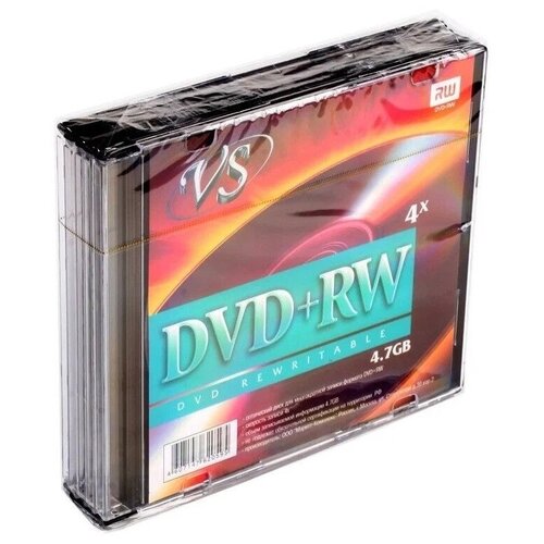 VS Диск для записи, DVD-RW 4,7 GB 4x SL