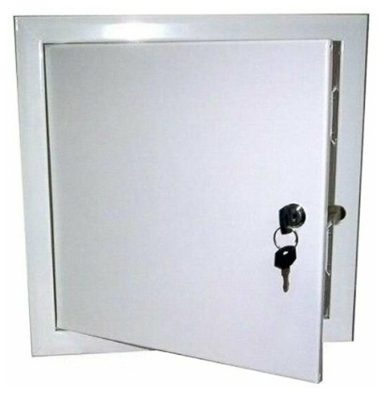 Виенто Ревизионная люк-дверца металлическая с замком 300x500