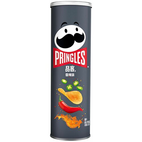 Чипсы "Pringles" Острый Чили, 110 г, 20 штук (Китай)