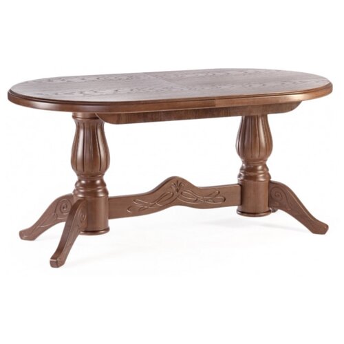 фото Стол кухонный мебелик рифей 01, раскладной, дхш: 160 х 90 см, длина в разложенном виде: 200 см, орех