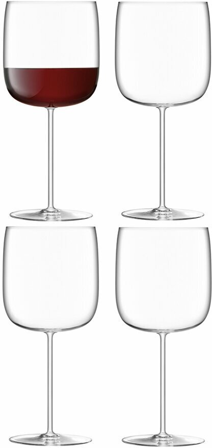 Набор бокалов LSA Aurelia red wine glass AU09, 660 мл, 4 шт., бесцветный LSA INTERNATIONAL - фото №4