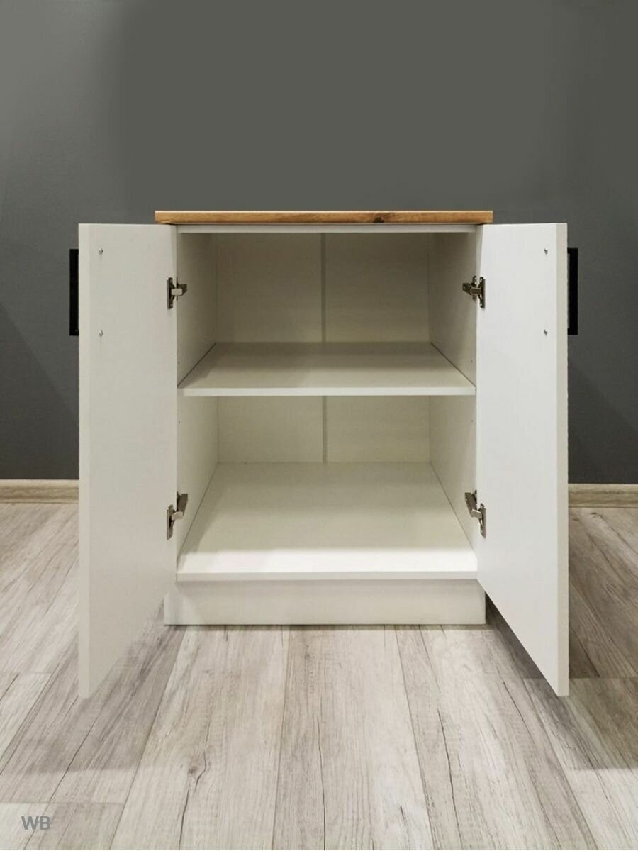 Модуль кухонный шкаф-стол распашной напольный 60 см - фотография № 6