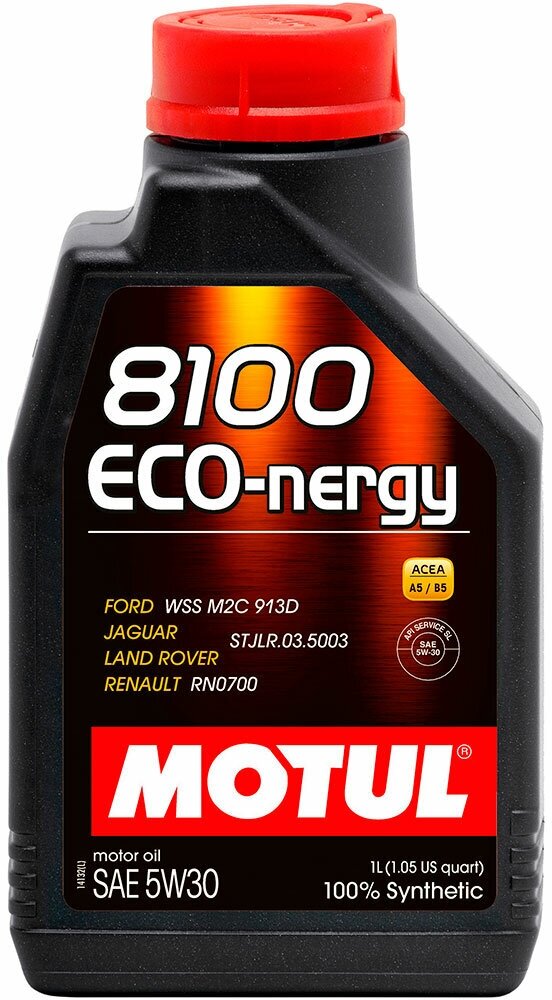 Моторное масло MOTUL 8100 Eco-nergy 5W30, 1л (арт. 102782) MOTUL-8100EN-5W30-1L