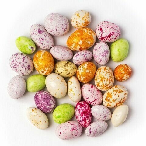 Драже-арахис яшкино в молочной и сахарной глазури в цветную крапинку, 500 г, пакет, ЯШ156 - фотография № 1