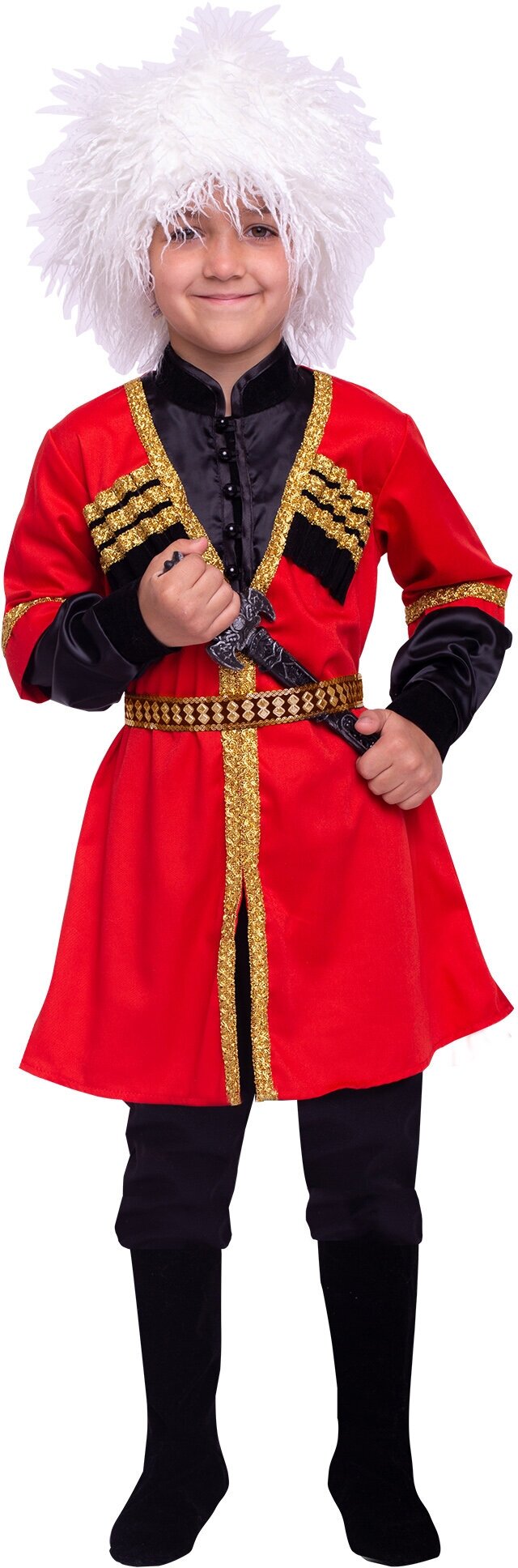 Кавказский национальный костюм (2132 к-22), размер 122, цвет мультиколор, бренд Пуговка