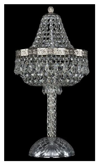 Лампа декоративная Bohemia Ivele Crystal 19271L4/H/25IV Ni, E14, 120 Вт, бесцветный, 4 шт.