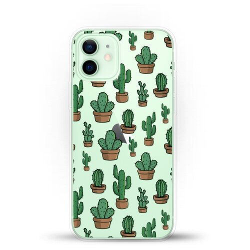 фото Силиконовый чехол кактусы на apple iphone 12 mini andy & paul
