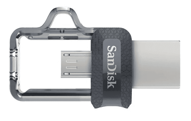 Флешка SanDisk Ultra Dual Drive m3.0 16 ГБ, 1 шт., серый - фотография № 9
