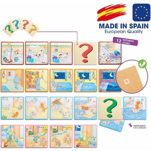 Обучающие карточки Веселые истории в доме