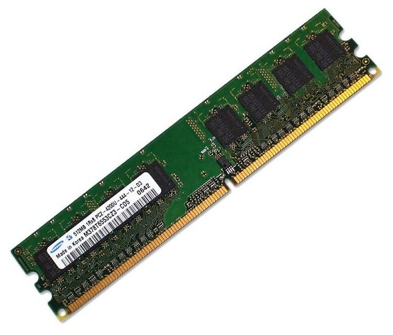 Б/у 512Mb PC2-4200(533)DDR2 Samsung M378T6553CZ3-CD5