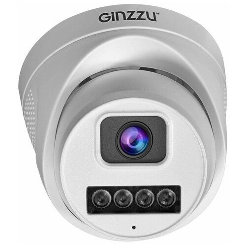 Камера видеонаблюдения IP Ginzzu HID-4303A 1440р 36 мм белый бп-00001887 701100₽