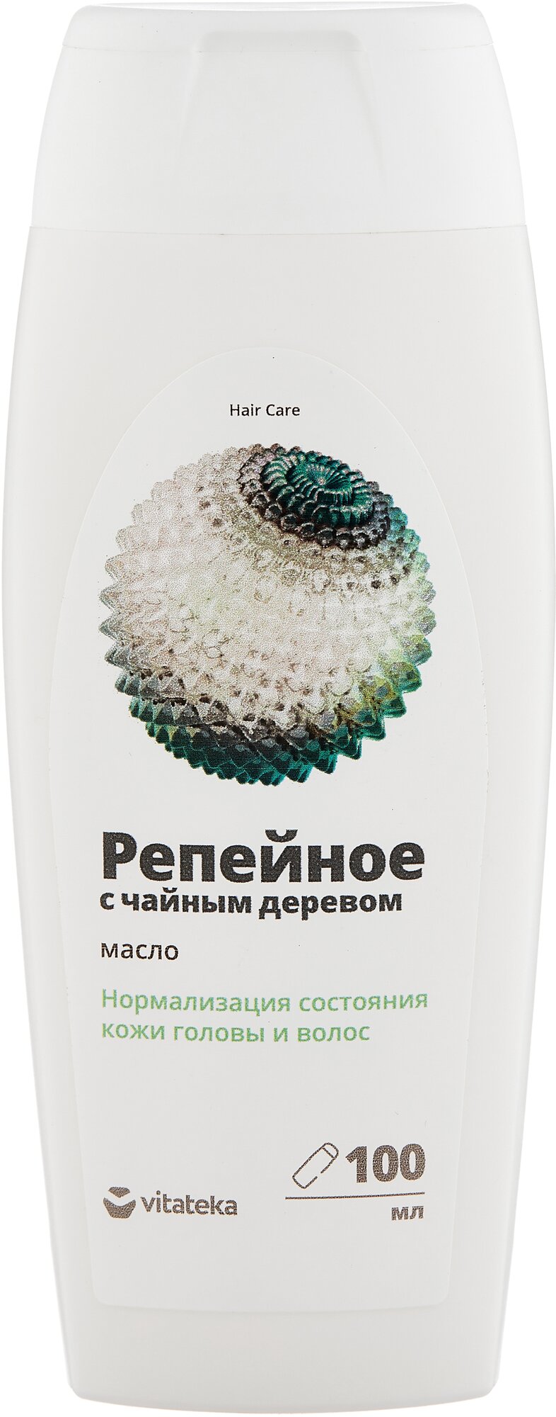 фото Vitateka Масло для волос репейное с чайным деревом
