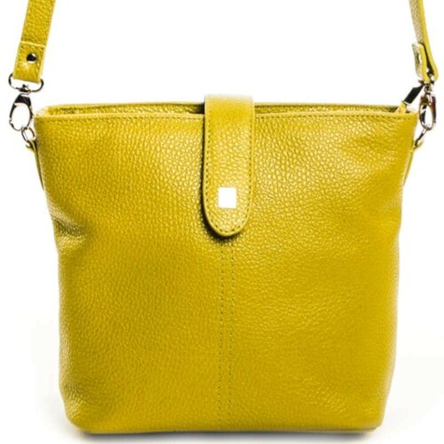 фото Сумка шарпей, натуральная кожа, зеленый