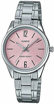 Наручные часы CASIO Классика LTP-V005D-4B, серый, розовый