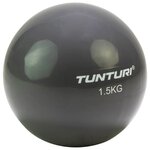 Мяч для йоги Tunturi Yoga Toningball 1,5 кг, антрацитовый - изображение