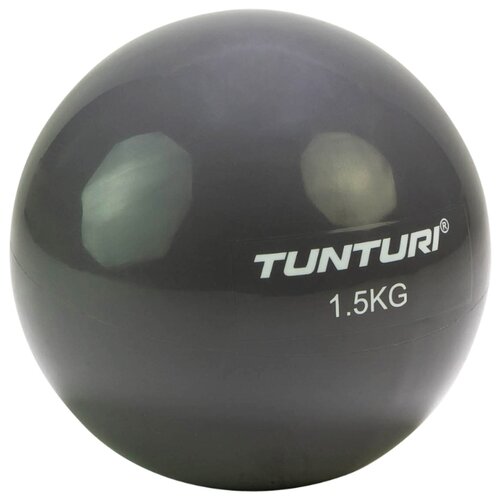 фото Мяч для йоги tunturi yoga toningball 1,5 кг, антрацитовый