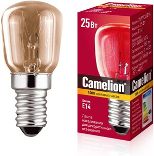 Лампочка для холодильника Camelion 25 Вт Е14