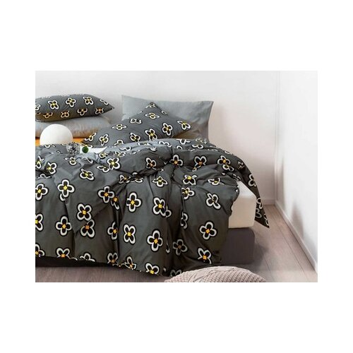 фото Asabella комплект постельного белья евро, печатный сатин 1354-6