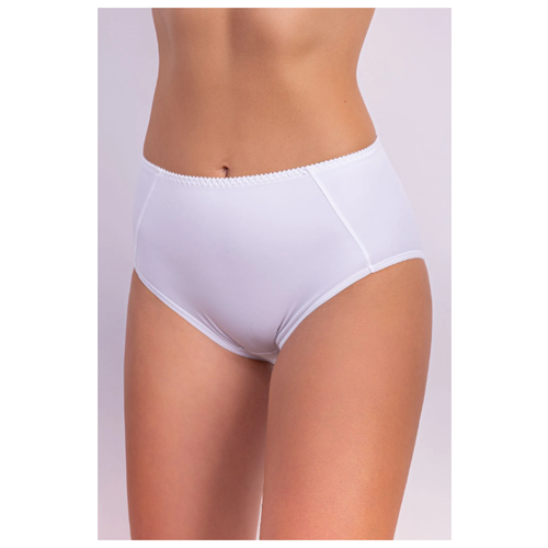 фото Milavitsa трусы слипы с высокой посадкой classic, размер 110, белый