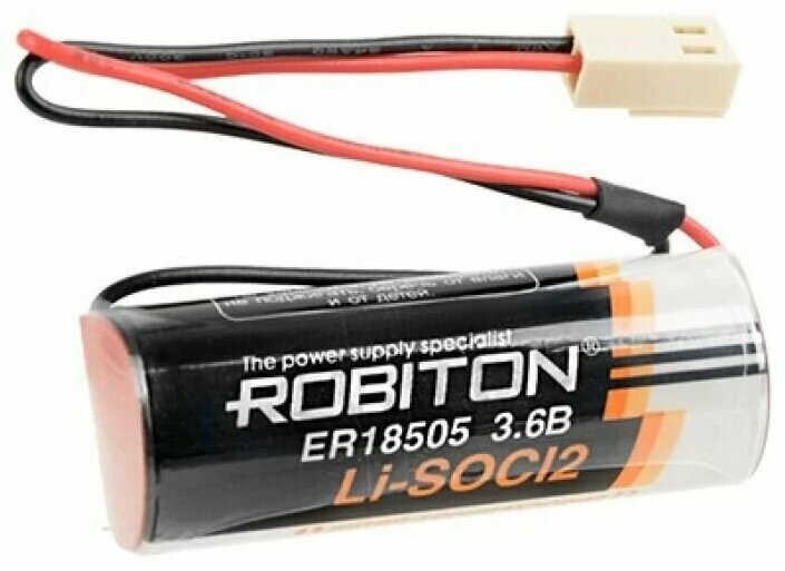 Батарейка Robiton ER18505-HU2 4/3A 2/3AA 3,6В с коннектором 2,54мм
