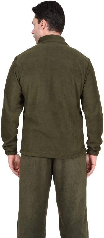 Костюм флисовый куртка, брюки оливковый р. 96-100/170-176