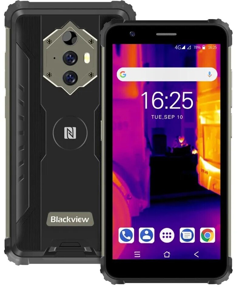 Смартфон Blackview BV6600 Pro черно-зеленый - фото №11